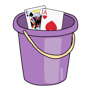 Blackjack i hink